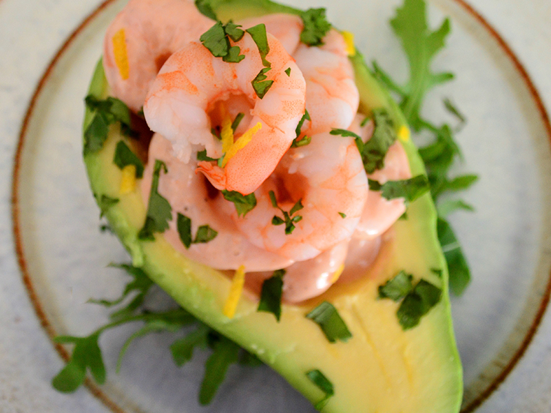 Avocado Prawn Cocktail
&ndash; La Saucy Salsa