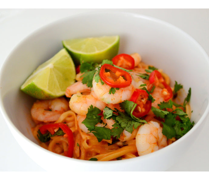 Chilli Garlic Prawn Noodle Bowl